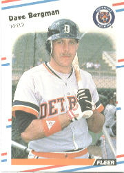1988 Fleer Baseball Cards      052      Dave Bergman
